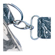 Detailbild Karabiner schwarz-weiß marmorierte Slingbag aus Kork