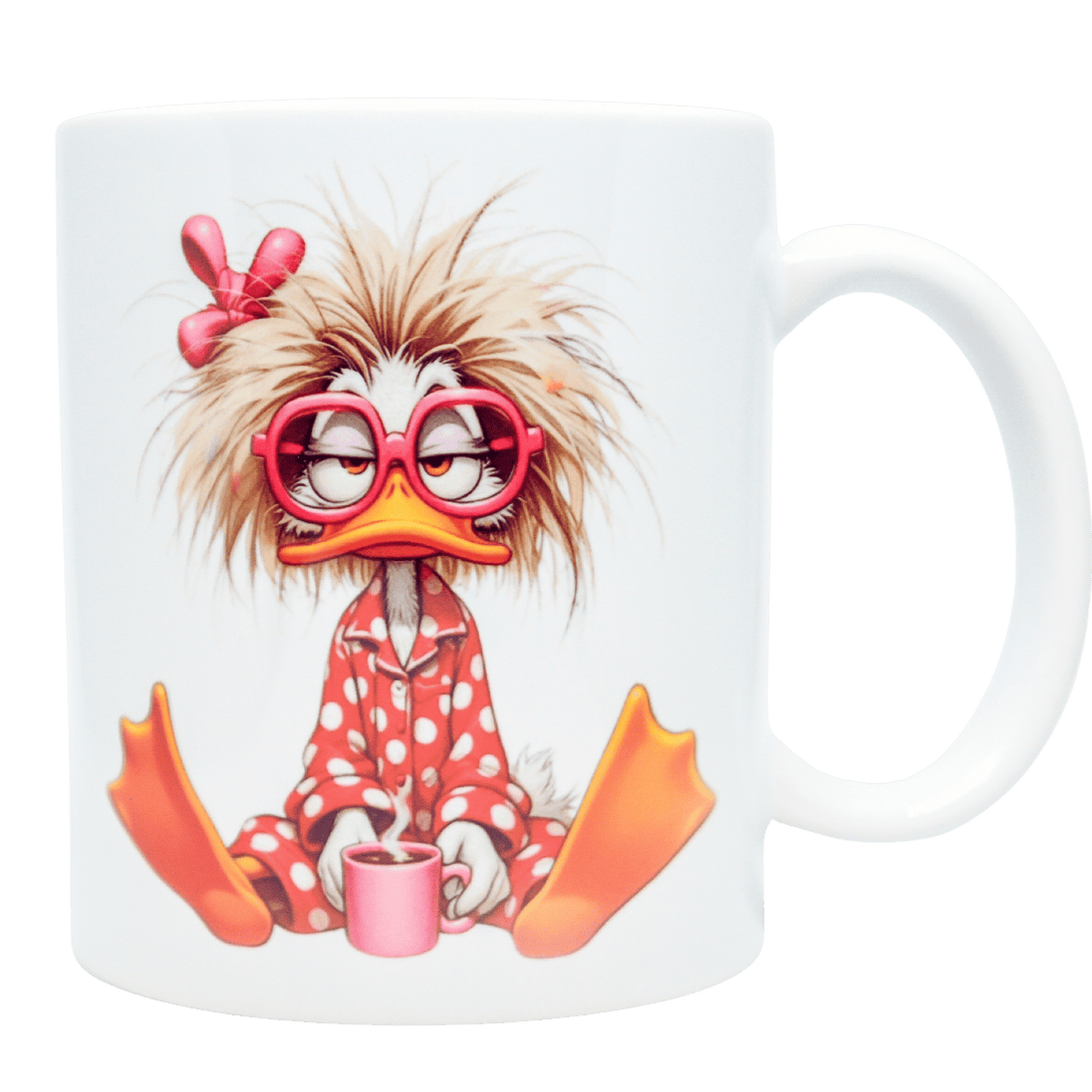 Originelle Keramiktasse für Morgenmuffel, in 4 verschiedenen Varianten & nachhaltig in Handarbeit bedruckt. - unverzichtbar schön - responsible handmade design