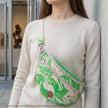Sling Bag als Crossbag im Bauchtaschen - Style - Handgemacht aus marmoriertem Kork - unverzichtbar schön - responsible handmade design