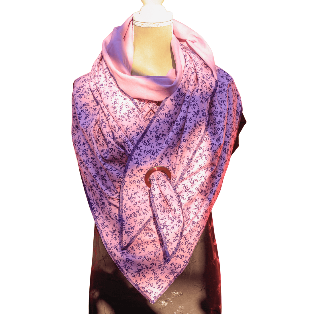 XXL Dreieckstuch/Halstuch mit Öse aus Bio Flanell in verschiedenen Varianten - unverzichtbar schön - responsible handmade design