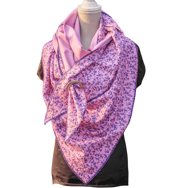 XXL Dreieckstuch/Halstuch mit Öse aus Bio Flanell in verschiedenen Varianten - unverzichtbar schön - responsible handmade design